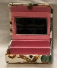 Vintage Floral Lipstick Holder With Mirror  holds 2
