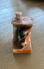 Vtg Americana Outhouse Figurine - Made In Japan - Boulder Dam Souvenir