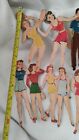 Vtg Large Lot Of 50 s 60 s  Paper Dolls W  Lots Of Clothes