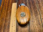 Vintage Refinished Merriman Wood Single Block 2  Chromed Bronze Sheave 2580  Swl
