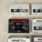 Maxell Sony Hi8 Mp 120 8mm Video Cassette Tapes Lot Of 8 Mixed Xr-metal Used