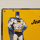 Vintage Conoco N-tane Batman Porcelain Enamel Sign 12  X 8  Inches
