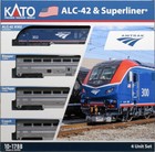 N Scale Set Amtrak Alc-42 Loco   3 Superliner Cars 10-1788 Kato 101788