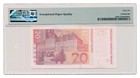 Croatia Banknote 20 Kuna 2014 Pmg Grade Ms 66 Epq Gem Uncirculated