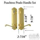 Peachtree Prado Hinged Handle Set Patio Door Hardware Weiser Key Door Handle