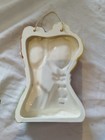 Rare 1950 s Mcm Lefton China Man Woman Spoon Rest Tea Bag Holder Wall Hanger