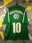 Dalessandro Wolfsburg Match Worn Jersey Autograph 2005 2006 Shirt Nike Xl Ig93