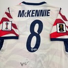 Autographed signed Weston Mckennie White Soccer Team Usa Jersey Psa dna Coa