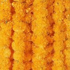 Marigold Garlands For Decorations - Wedding  Halloween  Day Of The Dark Yellow