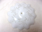 Vintage White   Clear Glass Decorative Ceiling Light Lamp Shade