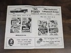 Vintage 1950s Norwalk Ohio Movie Trapeze Theater Flyer Francis Haunted House 