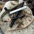 Dubrak Heavy-duty 6  X 1 2  Ferro Rod Fire Starter   Tinder Rope For Camping