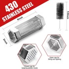 6 Inch Stainless Steel Pellet Smoker Tube Hexagon Bbq Grill Smoke Generator Kit