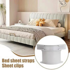 4 Pcs Bed Sheet Corner Clips Heavy Duty Adjustable Non Slip Mattress Holders
