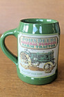 John Deere Heavyweight Pottery Mug Feat  Vintage Tractor Gp 1928-1935 - Germany