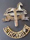 West Yorkshire Bi-metal Cap Badge   Single West Yorkshire Shoulder Title