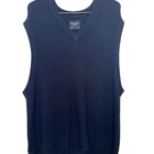 Mens Abercrombie   Fitch Navy Crochet Vest