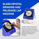 Hi-tech Diamond 8  Slant Cabber   Glass Crystal Grinding Polishing Lap Machine