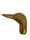 Brass Duck Head Cane Walking Stick Handle Only