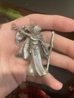 Gallo Vintage 81 Wizard Sorceress Crystal Ball Staff Fantasy Pewter Figure Dress