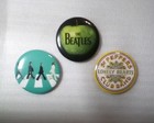 New The Beatles Collectibles Pins - Set Of 3