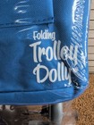 Trolley Dolly Blue Folding Shopping Cart - Grocery Bag With Wheels - Heavy Duty