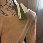 Lily Silk Draped Long-sleeve Blouse In Blush Size 2