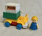 Vintage Lil Playmates 80s Toys Cars Vehicles Fire Truck Tanker Figures Bundle
