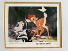 Vintage Disney Reproduction Signed By M  Davis Fraser Bambi