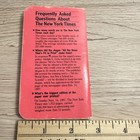 New York Times Vintage Mini Notepad Pink Nostalgic