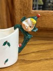 Vintage Holt Howard Christmas Pixie Elf 1959 Ceramic Mug Retro Mid Century