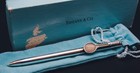 Vintage Tiffany   Co  Sterling Silver Tennis Racket Pen - Original Blue Box   Po