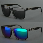 Locs Oversize Gangster Glasses Men Dark Lens Flat Top Large Black Og Sunglasses