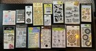 Massive Lot Of Over 500 Crafting Stamps  Huge Variety Of Stamps  Most Are New 