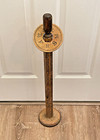 Eb Arnett Perpetual Continuous Calendar Wood Wooden Standing Upright Pole Mcm