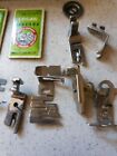 Singer Sewing Machine Attachments In Metal Box Vintage Lot