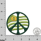 Ecology Peace Sign  2-pack  Iron On Patch