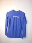 O neill Rash Guard Blue 50  Upf Surf Skin Sun Protection Long Sleeve Men s Xl 44