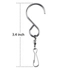 Swivel Hooks Clips Hanger For Hanging Wind Chimes Crystal Twisters Spinning Deco