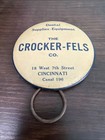 The Crocker-fels Co Dental Advertising Mirror Cincinnati Oh Ohio Rare Antique