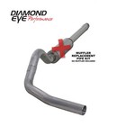 Diamond Eye K4310a-rp Kit 4in Cb Mflr Rplcment Pipe Sgl Al  94-97 Ford 7 3l