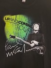 Black Paul Mccartney 2010 Up And Coming Tour Dates Concert Shirt Mens Lrg 20x27