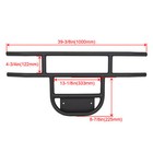 Black Front Bumper Brush Guard For Club Car Ds 1981-up Models Golf Cart