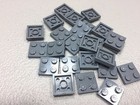 New Lego 2x2 Plate Dark Bluish Gray 3022 Authentic - Choose Qty Of 25 Or 100