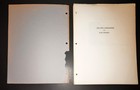 Lee And Longstreet 1950s Unproduced Gettysburg Play Script Alvin Sapinsley Coa