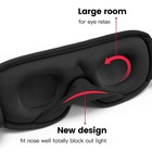 100  Blackout Travel 3d Eye Mask Sleep Soft Padded Shade Cover  Relax Blindfold