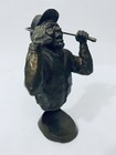 Mark Hopkins Signed Solid Bronze Golf Sculpture  not Again   198 950 7  Gift Art