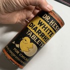 Nos Dr Hess White Diarrhea Tablets Tin For Chicks Veterinary C 1910 Agricultural