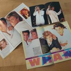 Vtg 1980s Wham  George Michael Uk Magazine Lot Pop Annual Starblitz Stars Hotpop