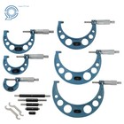 0-6  Precision Outside Micrometer Set 0 0001  Carbide Standards 6 Pc Set
